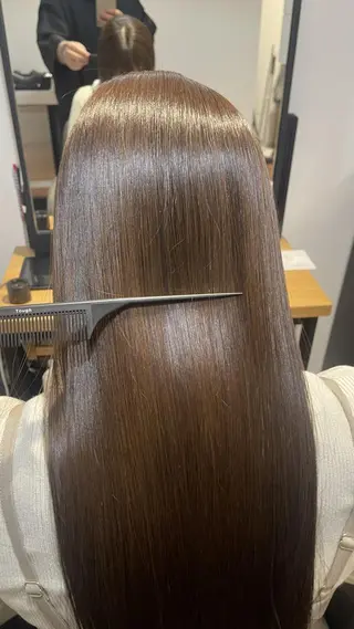 セミロング 髪質改善 suzukiのヘアスタイル