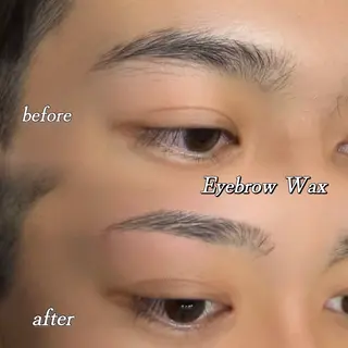 メンズ アイブロウ 🦋REISA🦋 エクステ×ハイトーンのヘアスタイル