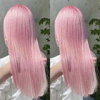 ロング カラー ブリーチ無しダブル カラー🦕まどかのヘアスタイル