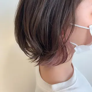 ショート カラー hair salon mtm所属・🕊mtm🫧梅田/ 定額制/透明感/艶髪のヘアスタイル
