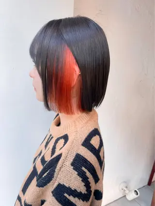 カラー 小顔カット/レイヤー 【WiLL】加藤のヘアスタイル