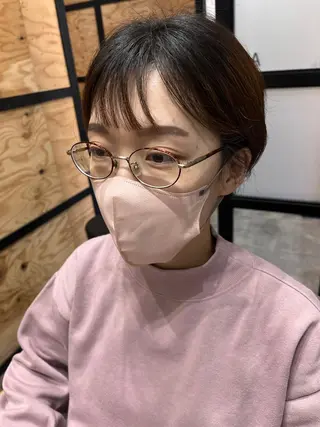 ショート カラー パーマ ヘアアレンジ メンズ キッズ ネイル マツエク・マツパ アイブロウ times salon名駅所属・久木原 ゆりのヘアスタイル