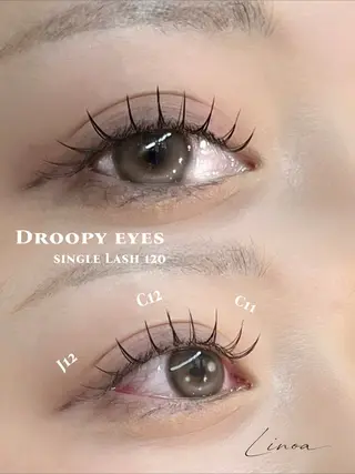 マツエク・マツパ Linoa yuriのマツエク・マツパデザイン