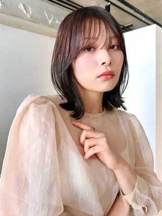 ショート カラー パーマ 🫧小顔×似合わせ× 透明感カラー🫧のヘアスタイル