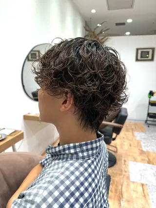 メンズ 透明感/オリーブ /わがつまこうすけのヘアスタイル