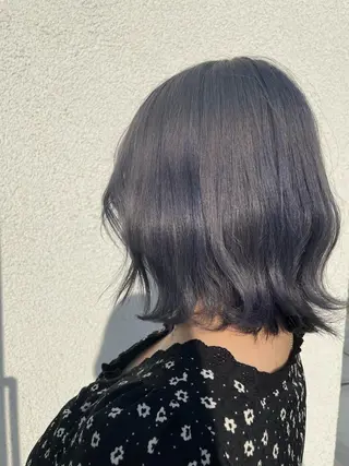 ミディアム カラー sajou【上野】所属・🩶艶髪ヘア/ 。。のヘアスタイル