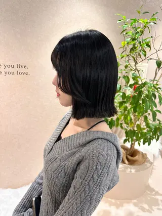 ミディアム 艶カラー/韓国風ヘア 🐈‍⬛sofy🐾のヘアスタイル