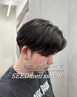 パーマ メンズ 田中 辰弥のヘアスタイル