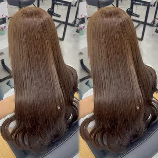 ロング カラー 赤み無し柔らかカラー 【梅田】madokaのヘアスタイル