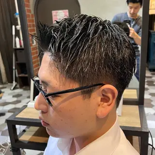 ショート パーマ メンズ 梅田/メンズ専門 /加地光尊のヘアスタイル