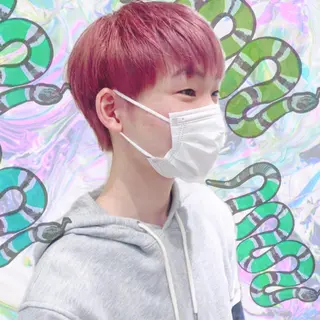 ショート カラー メンズ 🌺ウルフカット職人 新垣渚🐺のヘアスタイル