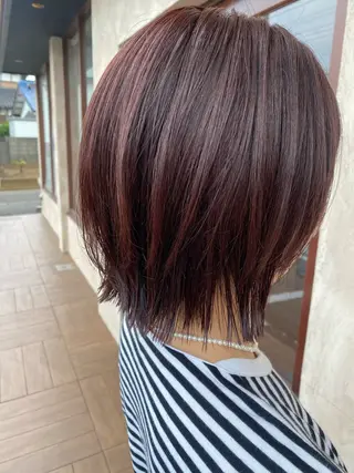 ショート knot hair&products成田公津の杜所属・林 莉瑠のヘアスタイル