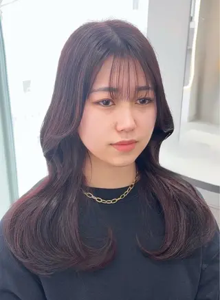 ロング カラー 韓国レイヤー🇰🇷 福澤　和嗣のヘアスタイル