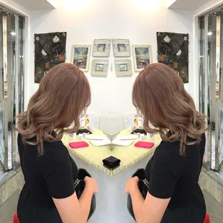 ロング カラー レイヤー/ボブ/ ミニボブ/AOIのヘアスタイル