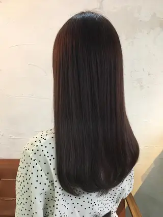 ロング カラー 松田 由紀子のヘアスタイル