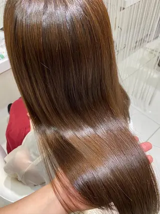 ロング 大川 有香のヘアスタイル