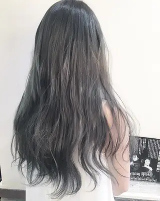 ロング カラー パーマ ヘアアレンジ メンズ 福元友梨 ディレクター✂️のヘアスタイル