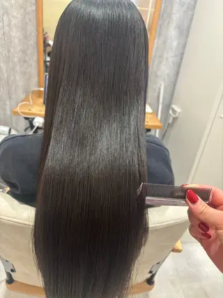 ロング KAEDE💖 縮毛矯正/艶カラーのヘアスタイル