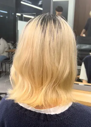 ミディアム レイヤー/艶髪 縮毛矯正🌱  赤石のヘアスタイル