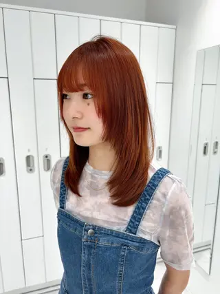 カラー Unami 表参道所属・ばんちなつ / ボブ/透明感カラーのヘアスタイル