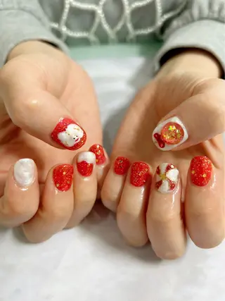 ネイル BURGUNDY mikaのネイルデザイン