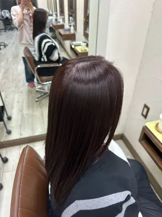 ミディアム カラー なぎは/暗髪・ ナチュラルカラーのヘアスタイル