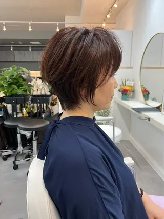 ショート 🌟ショート/シ ョートボブ/岡田🌟のヘアスタイル