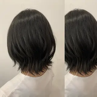 ミディアム カラー 三ツ井凌 【ヘアケアサロン】のヘアスタイル