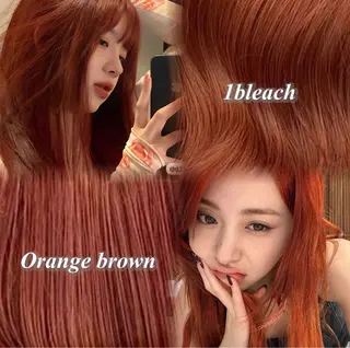 ロング 韓国ガーリー🤍ハイ トーン🤍Ayanaのヘアスタイル