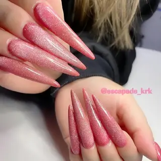 ロング ネイル クロキ 。のネイルデザイン