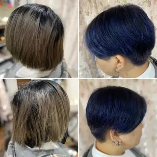 カラー メンズ glosstokyo所属・縮毛矯正技師須藤玲人 髪質改善師ゴトウのヘアスタイル