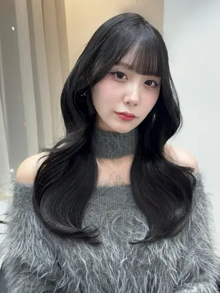 ロング カラー ヘアアレンジ Mion /CODE.のヘアスタイル