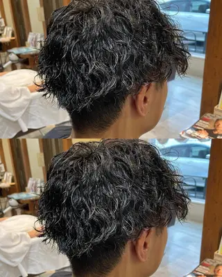 メンズ 仙台/メンズ/ フェザー/リョウのヘアスタイル