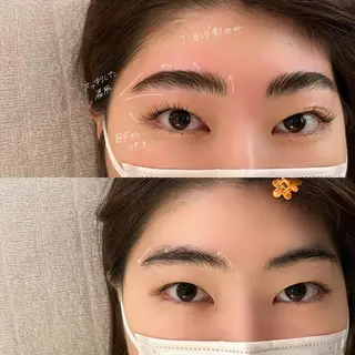 マツエク・マツパ アイブロウ GO TODAY SHAiRE SALON Vellmie店所属・吉祥寺kasumi 🌛eye/browのマツエク・マツパデザイン