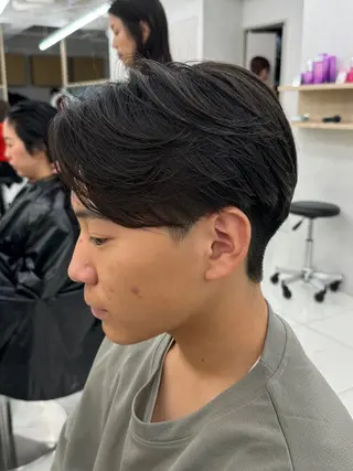 ショート パーマ メンズ 【メンズ縮毛矯正】 田中秀斗のヘアスタイル