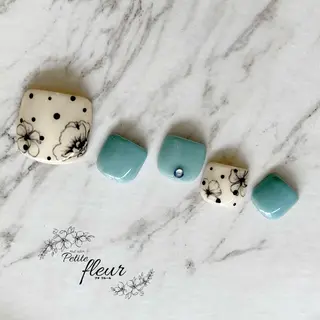 ネイル ❁⃘*。Petite fleur❁⃘*りさのネイルデザイン