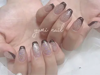 ネイル 𝐲𝐮𝐦𝐢🎀 長さ出しデザイン専門のネイルデザイン