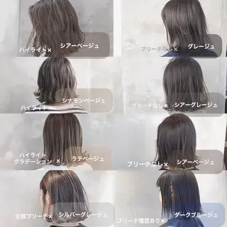 ショート カラー MORNING.所属・ニュアンスカラー YUKAのヘアスタイル