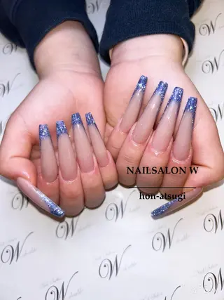 ロング ネイルサロン ダブルのネイルデザイン