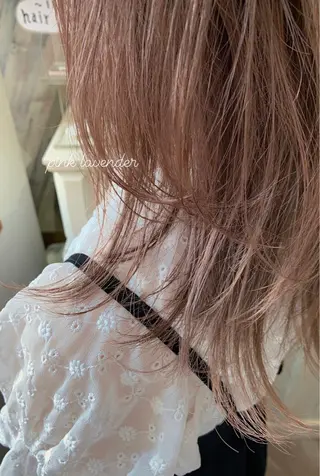 ミディアム カラー 🌿nudeカラー/ レイヤー/藤原🌿のヘアスタイル