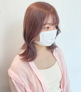 ミディアム カラー 韓国ヘア/艶髪🎀 宮川みほのヘアスタイル