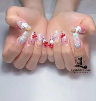 ネイル BAMBOO BLISS 研修用のネイルデザイン