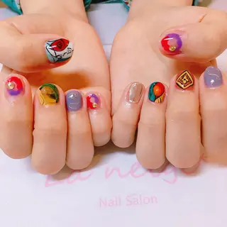 ネイル La neige* yuki 🥯🍑のネイルデザイン