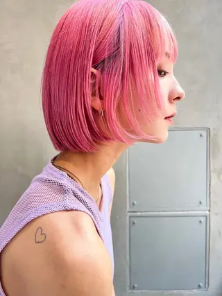 カラー ブリーチ/パーマ ♡MIYUU♡横浜のヘアスタイル