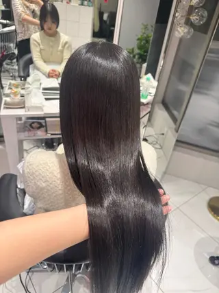 ロング Rin/寒色系カラー 🦋/うる艶ヘア🫧のヘアスタイル