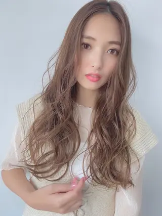 ロング カラー 梅田茶屋町 Yutaのヘアスタイル
