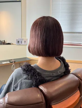 ミディアム 上坪 あずさのヘアスタイル