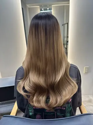 セミロング 韓国風パーマ/ 韓国ヘア/大森千寛のヘアスタイル