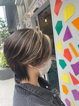 ショート ショート 嶋津祥希のヘアスタイル
