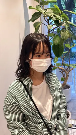 セミロング CYAN.栄店所属・久野 紗愛のヘアスタイル